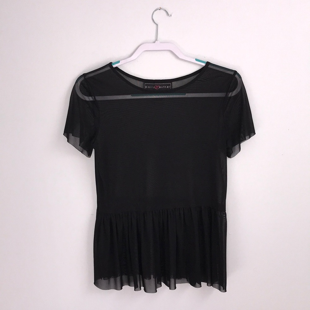 Black flowy top. Worn once!